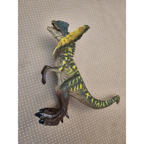 2020 Adventure Force Dilophosaurus Realistic Sturdy Plastic Dinosaur Figure - Picture 13 of 13